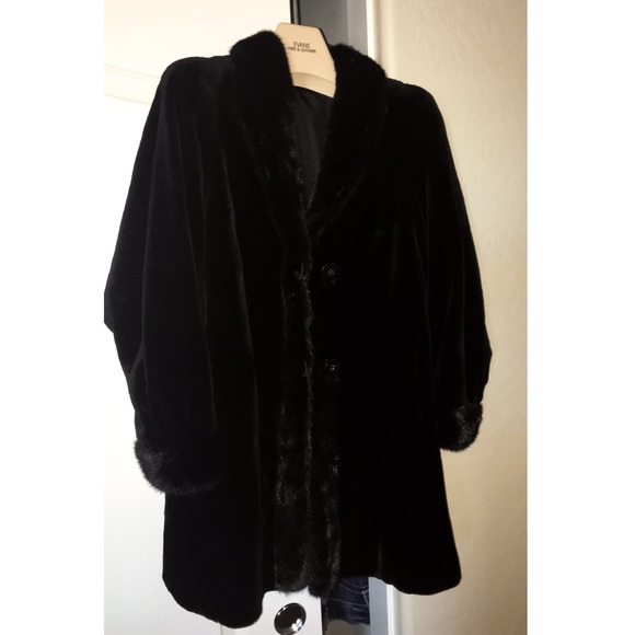 reversible sheared mink stroller